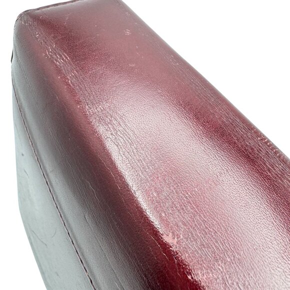 Franklin Quest Full Grain Aniline Leather Burgundy Planner Compact Sz 6-Ring - Picture 3 of 16